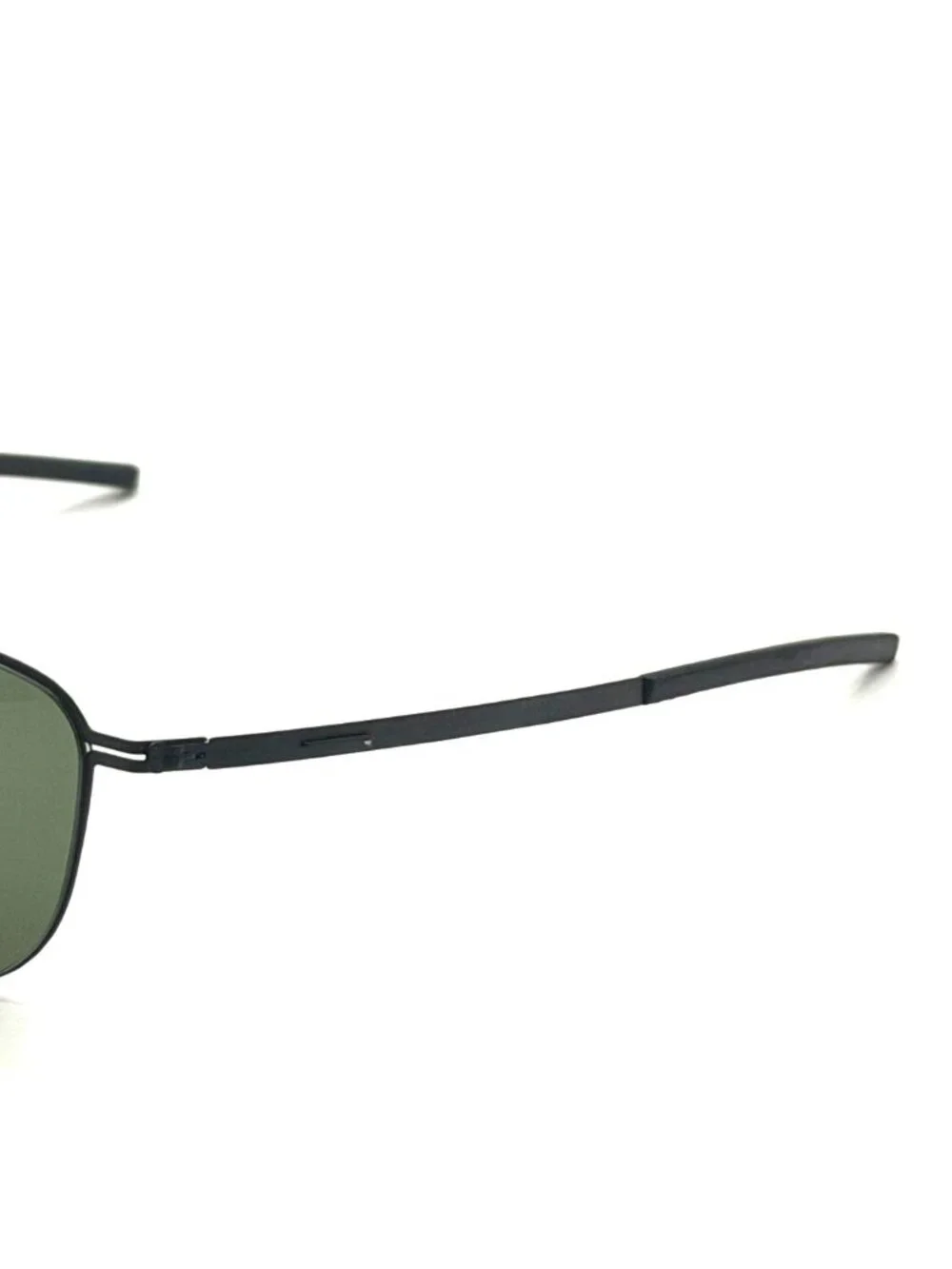 IC! BERLIN PALI-BLACK/GREEN TINTED UNISEX SUNGLASSES 55MM 16 145